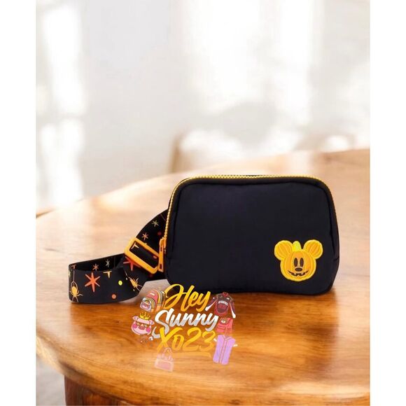 Disney Mickey Mouse Jack-o-Lantern Belt Bag - Picture 1 of 5